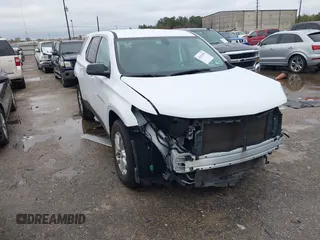 2021 Chevrolet Traverse LS with VIN 1GNERFKW1MJ261760, listed as a IAAI auction lot 41292945 with 73,537 mi miles. Bid and sale history available at carsss.com. Image 1.
