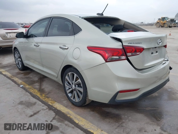 2019 Hyundai Accent Limited with VIN 3KPC34A3XKE046370, listed as a IAAI auction lot 41612539 with 71,270 mi miles. Bid and sale history available at carsss.com. Image 3.