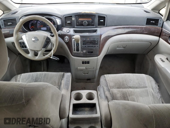 2011 Nissan Quest SL z VIN JN8AE2KP3B9010116, wystawiony jako Copart lot #53478345 z przebiegiem 166 345 mil mil oraz Szkoda całkowita • Salvage title. Historia ofert i sprzedaży dostępna na DreamBid. Obrazek 8.