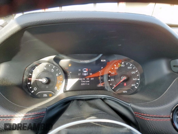 2024 Jeep Compass Trailhawk with VIN 3C4NJDDN6RT144748, listed as a Copart auction lot 62675405 with 22,511 mi miles and Clean title. Bid and sale history available at DreamBid. Image 9.