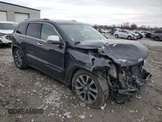 2018 Jeep Grand Cherokee Overland z VIN 1C4RJFCT7JC435403, wystawiony jako Copart lot #86568024 z przebiegiem 105 681 mil mil oraz Szkoda całkowita • Salvage title. Historia ofert i sprzedaży dostępna na DreamBid. Obrazek 4.