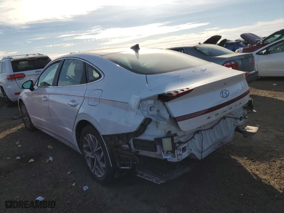 2021 Hyundai Sonata SEL with VIN 5NPEL4JAXMH086423, listed as a Copart auction lot 83465744 with 199,157 mi miles and Salvage Title. Bid and sale history available at carsss.com. Image 2.