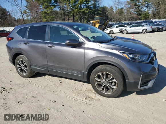 2021 Honda CR-V EX with VIN 2HKRW2H56MH627862, listed as a Copart auction lot 53797325 with 0 mi miles and Salvage Title. Bid and sale history available at carsss.com. Image 4.