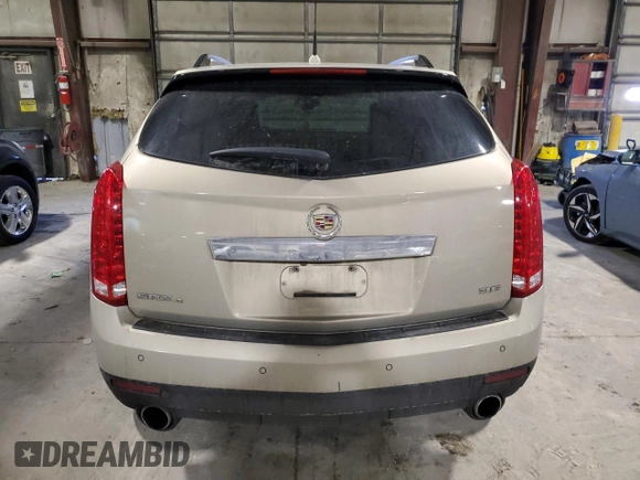 2012 Cadillac SRX Performance Collection with VIN 3GYFNEE39CS509166, listed as a Copart auction lot 46138575 with 191,572 mi miles and Salvage Title. Bid and sale history available at carsss.com. Image 6.