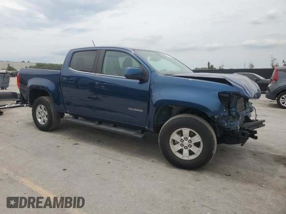 2020 Chevrolet Colorado 2WD Work Truck with VIN 1GCGSBEN5L1196511, listed as a Copart auction lot 59043585 with 25,863 mi miles and Salvage title. Bid and sale history available at DreamBid. Image 4.