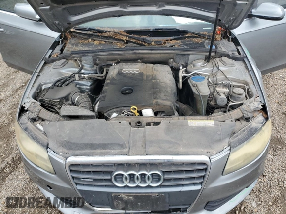 2011 Audi A4 Premium Plus with VIN WAUFFAFL4BA098850, listed as a Copart auction lot 54441645 with 145,293 mi miles and Salvage title. Bid and sale history available at DreamBid. Image 11.