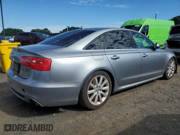 2015 Audi A6 Prestige with VIN WAUHGAFC2FN012777, listed as a Copart auction lot 64166135 with 99,280 mi miles and Salvage title. Bid and sale history available at DreamBid. Image 3.