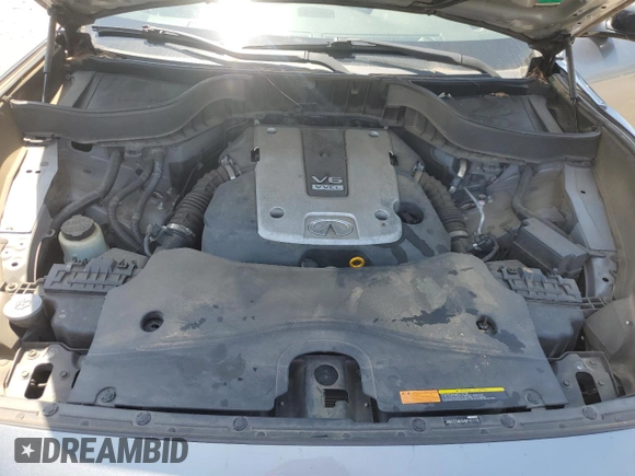 2017 Infiniti QX70 with VIN JN8CS1MU5HM141116, listed as a Copart auction lot 62124125 with 134,038 mi miles and Salvage title. Bid and sale history available at DreamBid. Image 12.