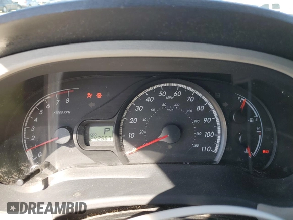 2012 Toyota Sienna with VIN 5TDZK3DC2CS244967, listed as a Copart auction lot 49787795 with 242,667 mi miles and Salvage Title. Bid and sale history available at carsss.com. Image 9.