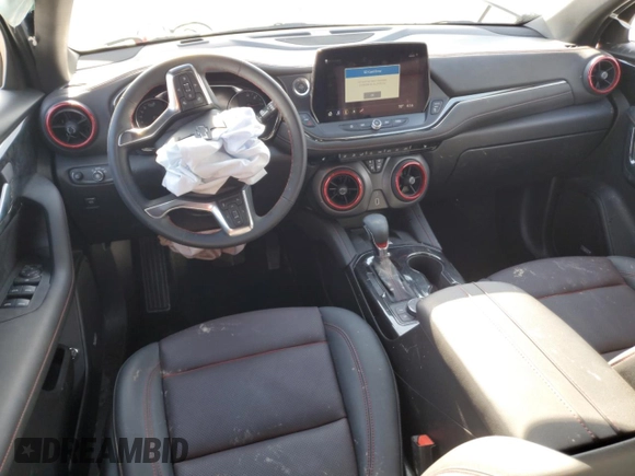 2025 Chevrolet Blazer RS with VIN 3GNKBKRS5SS103100, listed as a Copart auction lot 49615495 with 5,091 mi miles and Salvage title. Bid and sale history available at DreamBid. Image 8.