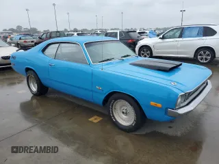 1972 Dodge Dart z VIN LM29H2B462566, wystawiony jako Copart lot #74530374 z przebiegiem 59 901 mil mil oraz Szkoda całkowita • Salvage title. Historia ofert i sprzedaży dostępna na DreamBid. Obrazek 4.