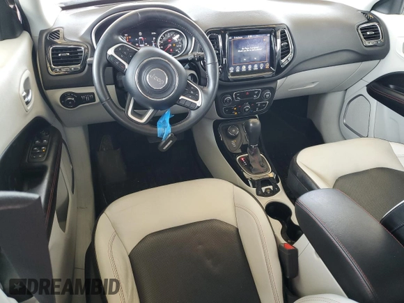 2018 Jeep Compass Limited with VIN 3C4NJDCB0JT399987, listed as a Copart auction lot 59104685 with 71,673 mi miles and Salvage title. Bid and sale history available at DreamBid. Image 8.