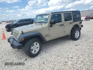 2017 Jeep Wrangler Unlimited Sport with VIN 1C4BJWDG9HL652030, listed as a Copart auction lot 56467775 with 111,414 mi miles and Salvage title. Bid and sale history available at DreamBid. Image 1.