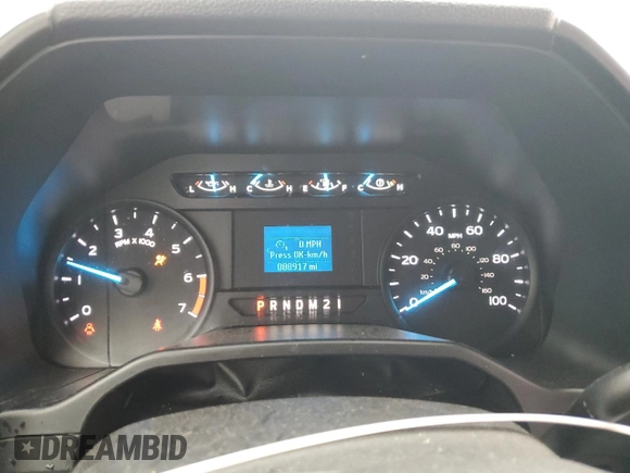 2017 Ford F-250 XL with VIN 1FDBF2B67HEB80026, listed as a Copart auction lot 55969905 with 88,917 mi miles and Salvage title. Bid and sale history available at DreamBid. Image 9.