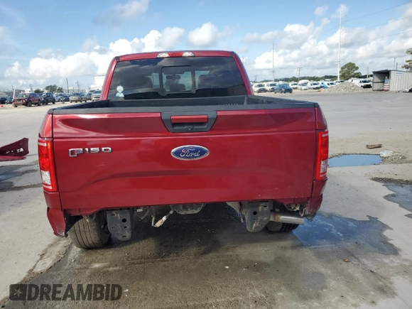 2017 Ford F-150 XL with VIN 1FTEW1EP1HFB19717, listed as a Copart auction lot 53440015 with 115,193 mi miles and Salvage title. Bid and sale history available at DreamBid. Image 6.