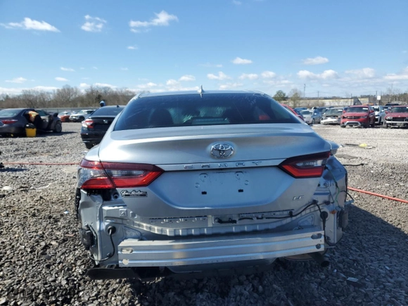 2024 Toyota Camry LE with VIN 4T1R11AK4RU263703, listed as a Copart auction lot 41975785 with 10,128 mi miles and Salvage Title. Bid and sale history available at carsss.com. Image 6.