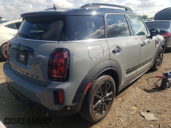 2023 MINI Countryman John Cooper Works with VIN WMZ33BS01P3P41960, listed as a Copart auction lot 68326993 with 5,325 mi miles and Salvage Title. Bid and sale history available at carsss.com. Image 3.