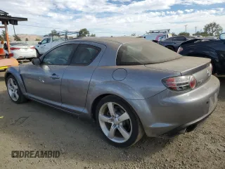 2004 Mazda RX-8 with VIN JM1FE17N240117619, listed as a Copart auction lot 77235454 with 121,887 mi miles and Clean Title. Bid and sale history available at carsss.com. Image 2.