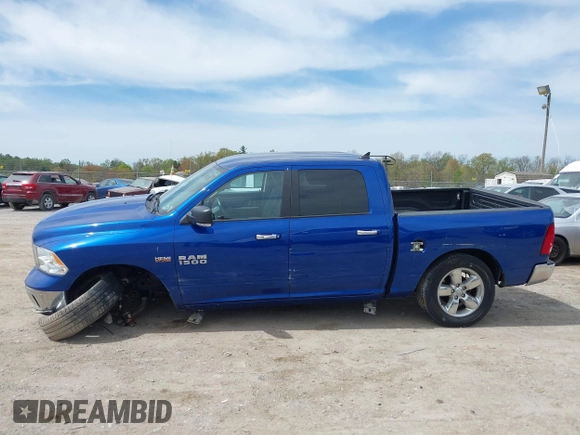 2018 Ram 1500 Big Horn with VIN 1C6RR7LT9JS237935, listed as a IAAI auction lot 42083588 with 76,075 mi miles and . Bid and sale history available at DreamBid. Image 14.
