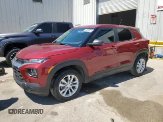 2023 Chevrolet TrailBlazer LS with VIN KL79MMS23PB166252, listed as a Copart auction lot 52038215 with 25,551 mi miles and Salvage Title. Bid and sale history available at DreamBid. Image 1.