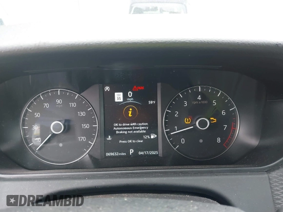 2020 Land Rover Range Rover Velar R-Dynamic S with VIN SALYK2EX7LA242015, listed as a IAAI auction lot 42066743 with 69,632 mi miles and . Bid and sale history available at DreamBid. Image 7.