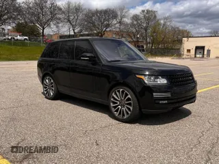 2016 Land Rover Range Rover Supercharged z VIN SALGS2EF7GA300505, wystawiony jako Copart lot #52257725 z przebiegiem 172 937 mil mil oraz Szkoda całkowita • Salvage title. Historia ofert i sprzedaży dostępna na DreamBid. Obrazek 1.