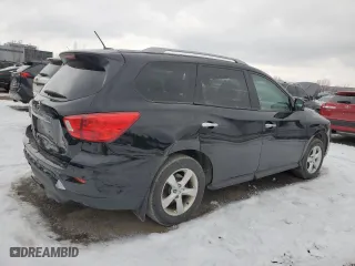 2017 Nissan Pathfinder S with VIN 5N1DR2MMXHC690751, listed as a Copart auction lot 85659354 with 278,727 mi miles and Salvage Title. Bid and sale history available at carsss.com. Image 3.