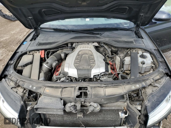 2017 Audi A8 L with VIN WAU44AFD5HN007950, listed as a Copart auction lot 51775815 with 95,633 mi miles and Salvage Title. Bid and sale history available at carsss.com. Image 12.