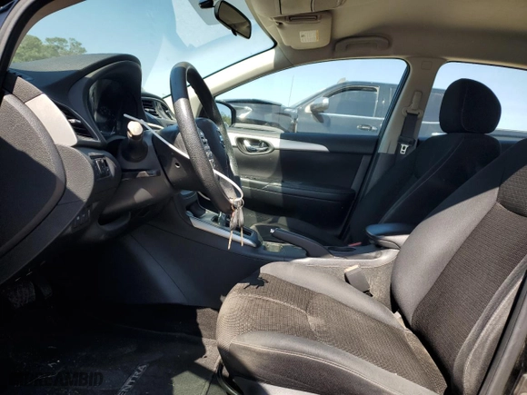 2017 Nissan Sentra SV with VIN 3N1AB7AP7HY403710, listed as a Copart auction lot 52951185 with 252,102 mi miles and Clean Title. Bid and sale history available at carsss.com. Image 7.