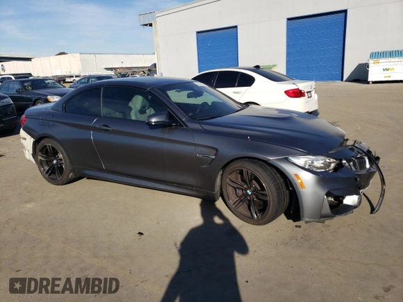 2016 BMW M4 with VIN WBS3U9C58GP968936, listed as a Copart auction lot 83243814 with 53,530 mi miles and Salvage Title. Bid and sale history available at carsss.com. Image 4.