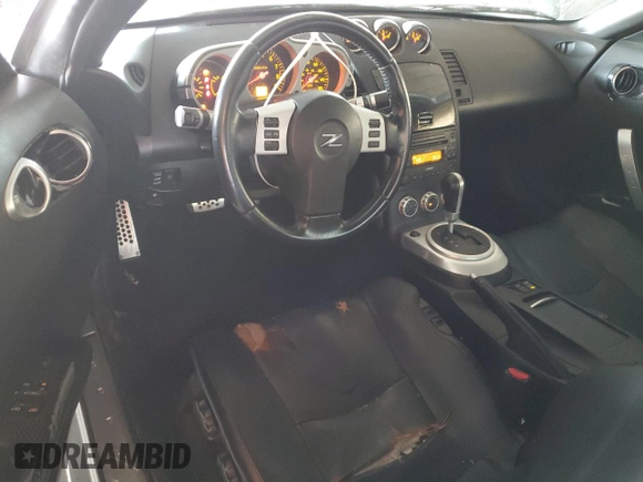 2008 Nissan 350Z Enthusiast with VIN JN1BZ36A88M851177, listed as a Copart auction lot 46493085 with 105,569 mi miles and Salvage Title. Bid and sale history available at DreamBid. Image 8.