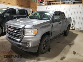 2022 GMC Canyon 4WD AT4 w/Cloth with VIN 1GTG6FENXN1125111, listed as a Copart auction lot 84546814 with 21,267 mi miles and Salvage Title. Bid and sale history available at carsss.com. Image 1.