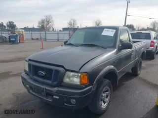 2005 Ford Ranger XL with VIN 1FTYR10U35PA63108, listed as a IAAI auction lot 41493348 with 160,120 mi miles. Bid and sale history available at carsss.com. Image 2.