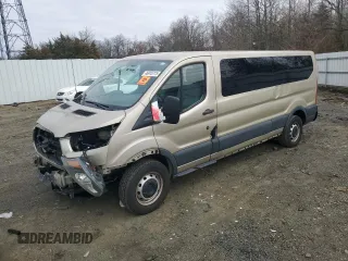 2015 Ford Transit XL with VIN 1FBZX2ZM9FKA16509, listed as a Copart auction lot 46915775 with 115,620 mi miles and Salvage Title. Bid and sale history available at DreamBid. Image 1.