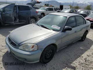 2000 Honda Civic VP with VIN 2HGEJ6612YH502054, listed as a Copart auction lot 53097445 with 171,322 mi miles and Salvage Title. Bid and sale history available at carsss.com. Image 1.