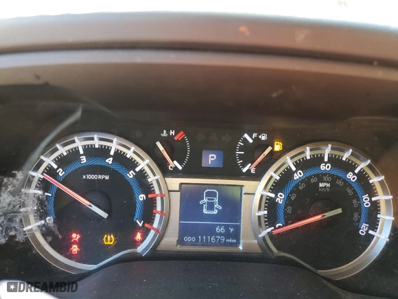 2016 Toyota 4Runner SR5 with VIN JTEZU5JR1G5122462, listed as a Copart auction lot 47229435 with 111,679 mi miles and Clean Title. Bid and sale history available at carsss.com. Image 9.