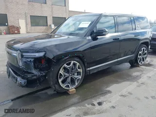 2025 Rivian R1S Adventure with VIN 7PDSGBBA5SN055497, listed as a IAAI auction lot 41695600 with 5,387 mi miles. Bid and sale history available at carsss.com. Image 20.