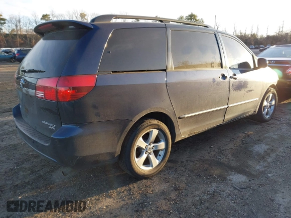 2005 Toyota Sienna XLE with VIN 5TDZA22C75S346316, listed as a IAAI auction lot 41750062 with 238,844 mi miles and . Bid and sale history available at DreamBid. Image 4.