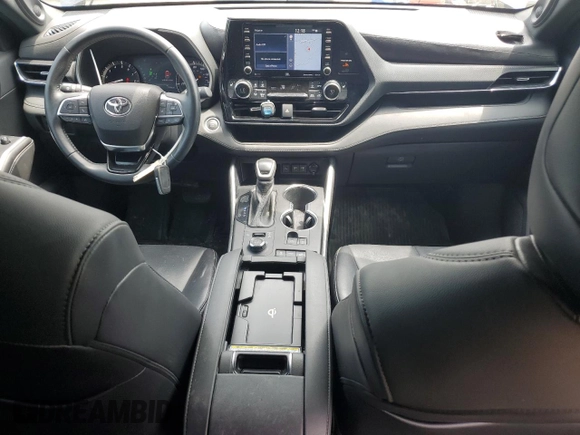 2021 Toyota Highlander XSE with VIN 5TDJZRBH0MS121857, listed as a Copart auction lot 60035365 with 73,316 mi miles and Salvage title. Bid and sale history available at DreamBid. Image 8.