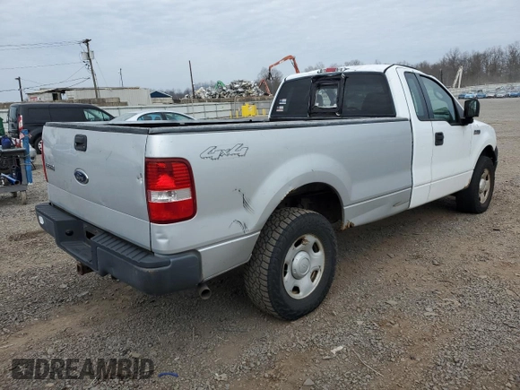 2007 Ford F-150 XL with VIN 1FTRF14WX7KD63477, listed as a Copart auction lot 50843665 with 117,667 mi miles and Clean title. Bid and sale history available at DreamBid. Image 3.