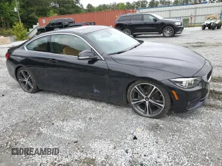 2018 BMW 4 Series 430i z VIN WBA4W3C50JAC97534, wystawiony jako Copart lot #55630895 z przebiegiem 90 212 mil mil oraz Szkody całkowita. Historia ofert i sprzedaży dostępna na DreamBid. Obrazek 4.