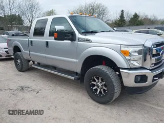 2015 Ford Super Duty F-250 SRW Lariat with VIN 1FT7W2B65FEC68936, listed as a IAAI auction lot 42142608 with 67,603 mi miles. Bid and sale history available at carsss.com. Image 1.