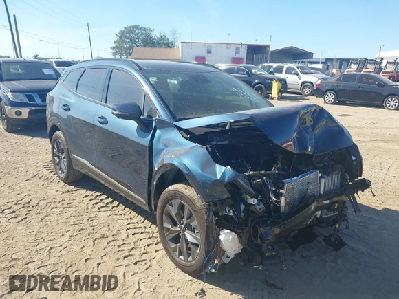 2024 Kia Sportage SX-Prestige with VIN KNDPXCDG0R7124647, listed as a IAAI auction lot 41058974 with 16,436 mi miles and . Bid and sale history available at DreamBid. Image 1.
