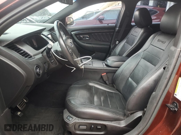 2015 Ford Taurus SHO with VIN 1FAHP2KT0FG123255, listed as a Copart auction lot 51887725 with 152,873 mi miles and Salvage Title. Bid and sale history available at DreamBid. Image 7.