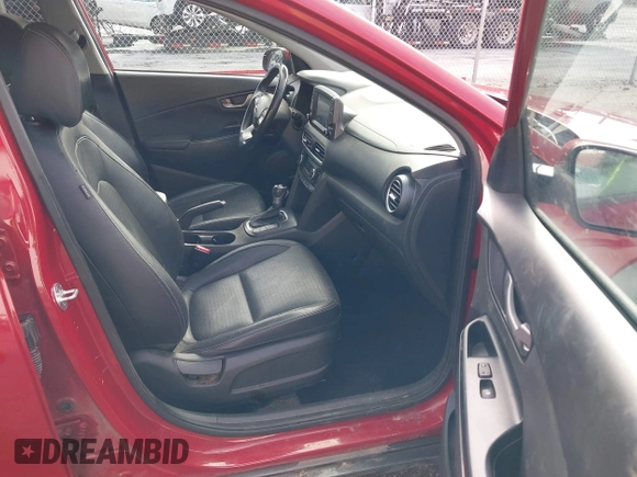 2018 Hyundai Kona Limited with VIN KM8K33A56JU105790, listed as a IAAI auction lot 41363532 with 123,285 mi miles. Bid and sale history available at carsss.com. Image 5.