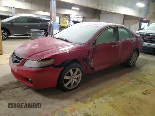 2004 Acura TSX w/Navigation with VIN JH4CL96994C003450, listed as a Copart auction lot 42313185 with 216,477 mi miles and Salvage Title. Bid and sale history available at carsss.com. Image 1.