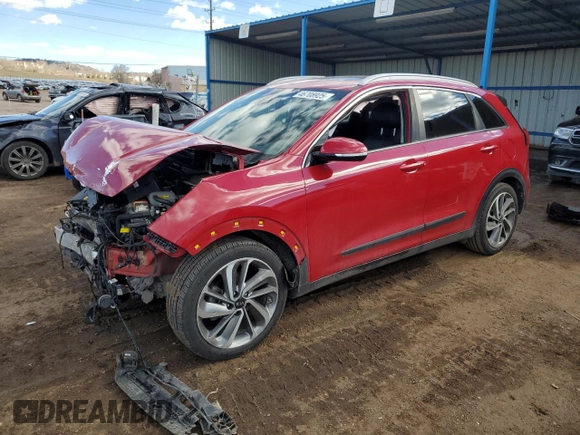 2018 Kia Niro Touring with VIN KNDCE3LC9J5175373, listed as a Copart auction lot 46708925 with 75,079 mi miles and Salvage Title. Bid and sale history available at carsss.com. Image 1.