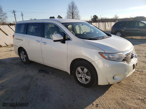 2015 Nissan Quest S with VIN JN8AE2KP3F9128883, listed as a Copart auction lot 70236002 with 86620 miles. Bid and sale history available at carsss.com. Image 4.
