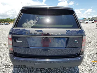 2014 Land Rover Range Rover Supercharged with VIN SALGS3TF4EA185528, listed as a Copart auction lot 61385675 with 83,334 mi miles and Salvage title. Bid and sale history available at DreamBid. Image 6.