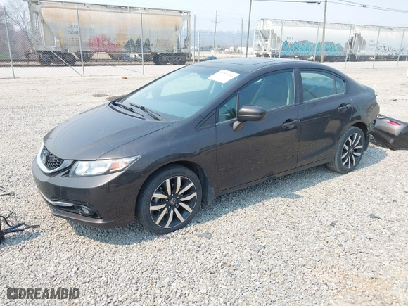 2014 Honda Civic Sedan EX-L with VIN 2HGFB2F93EH538766, listed as a IAAI auction lot 41897381 with 1 mi miles. Bid and sale history available at carsss.com. Image 18.